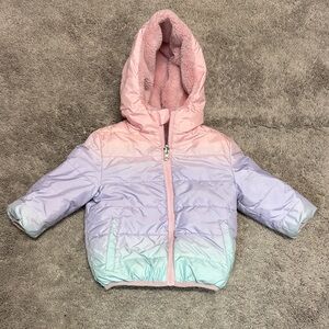 Pastel Gradient Puffer Jacket 18 Months